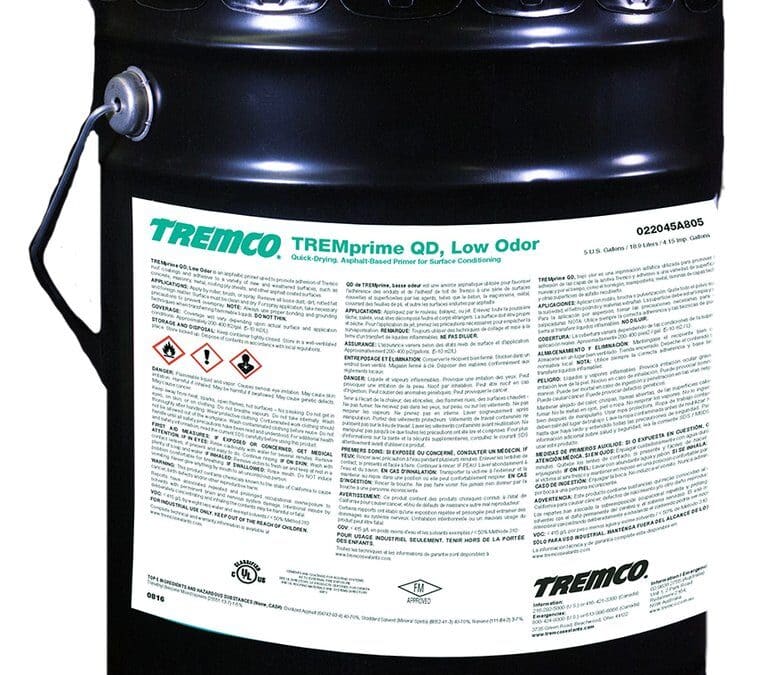 TREMCO TREMprime QD Low-Odor Primer